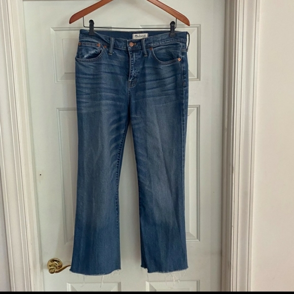 Madewell Flea Market Flare Raw Hem Jeans size 30 - Picture 3 of 4